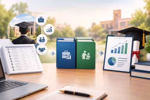 Alumni tracking higher education